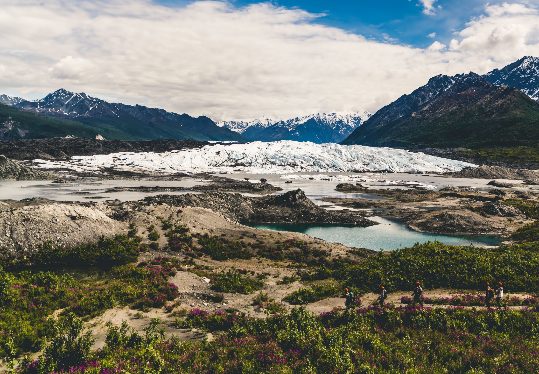 A glacier view, a classic Alaska Experience.