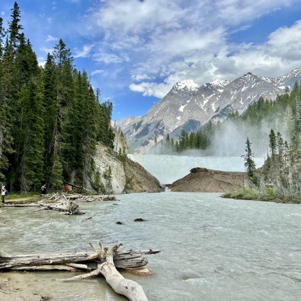 Wapta Falls in Banff National Park