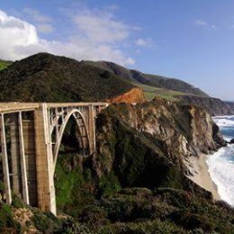 Bixby Bridge Bixby Bridge on a group camping road trip with Green Tortoise in Big Sur, California